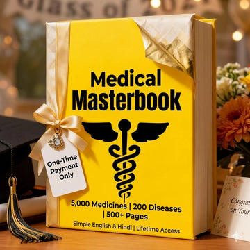 Medical Masterbook — 5,000+ Medicines. 200+ Diseases. 600+ Pages. All in One PDF.